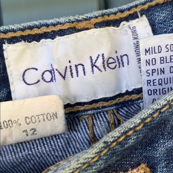 ❤️ Vtg Calvin Klein Jeans straight Brooke shields - Picture 7 of 10